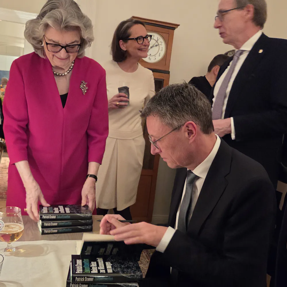 Präsident Cramer bei Kuratorin Ulrike v. Sobbe zu Gast | ©MPF Präsident Cramer bei Kuratorin Ulrike v. Sobbe zu Gast