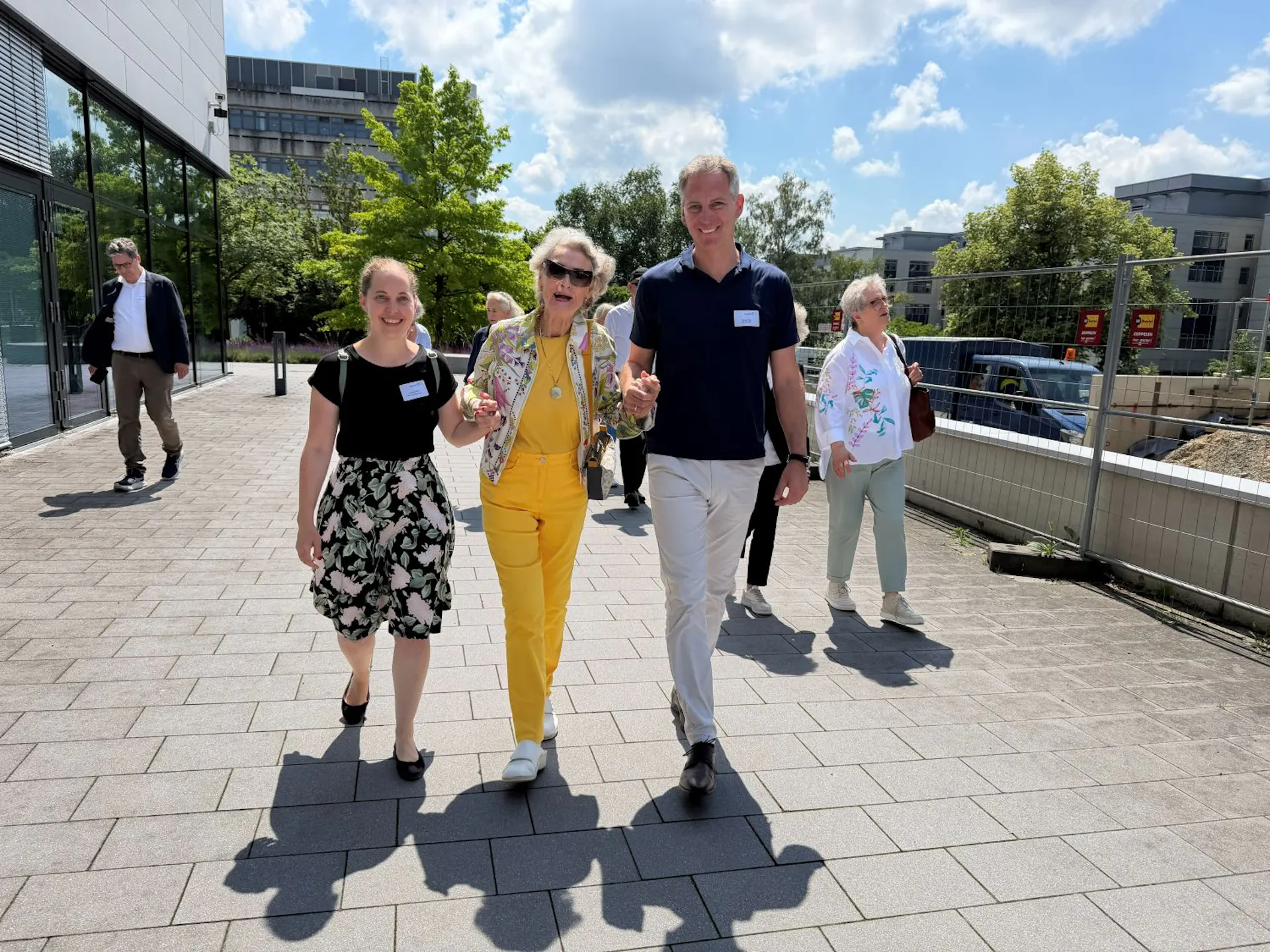 Johanna Pöllath (Forschungsförderung), Uta Neuhaus, Roman Franz (Immobilien) | ©MPF Johanna Pöllath (Forschungsförderung), Uta Neuhaus, Roman Franz (Immobilien)