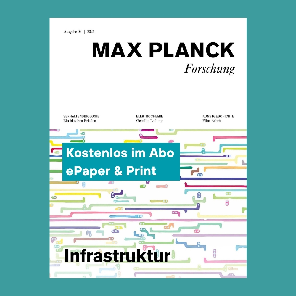 MAX PLANCK Forschung Cover