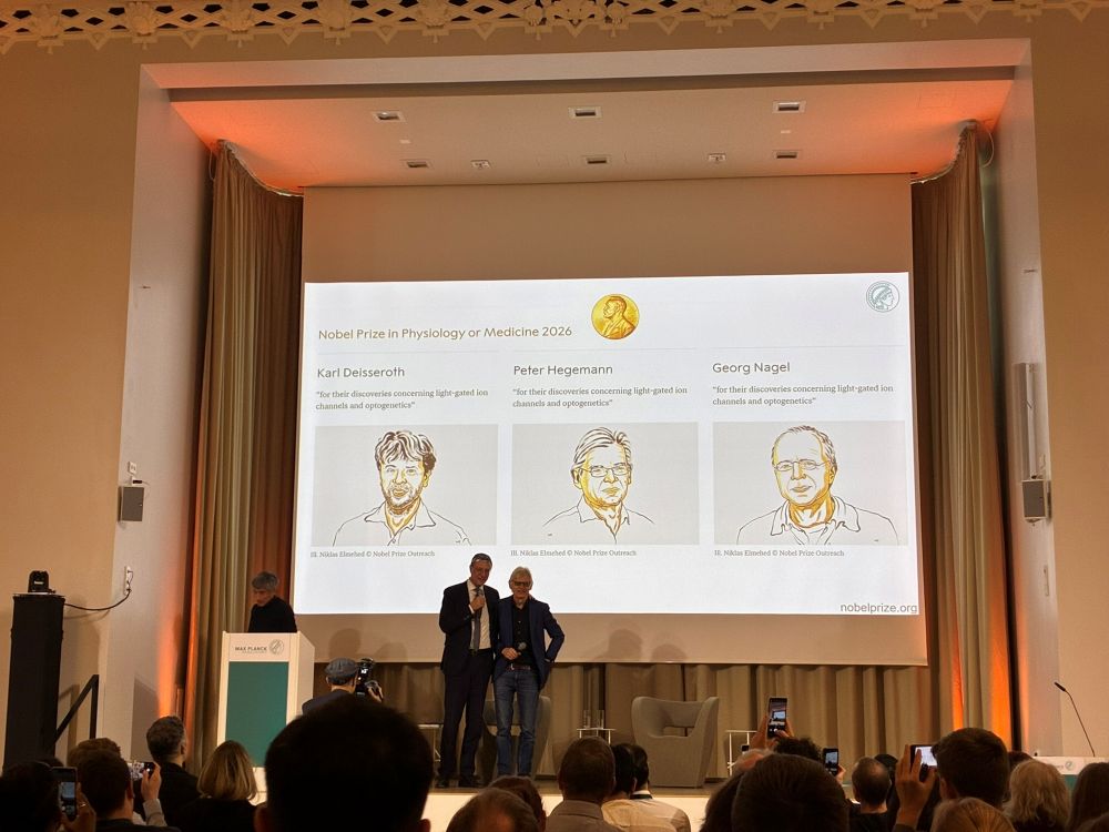 Überraschungsgast Nobelpreisträger Peter Hegemann