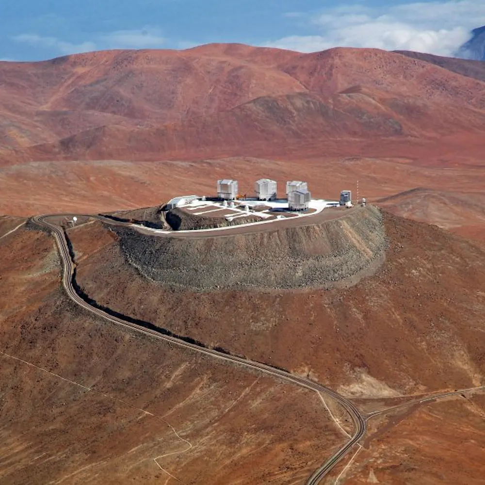 Luftaufnahme Berg Paranal | Europäische Südsternwarte ESO | ©J.L. Dauvergne & G. Hüdepohl (atacamaphoto.com)/ESO Luftaufnahme Berg Paranal | Europäische Südsternwarte ESO