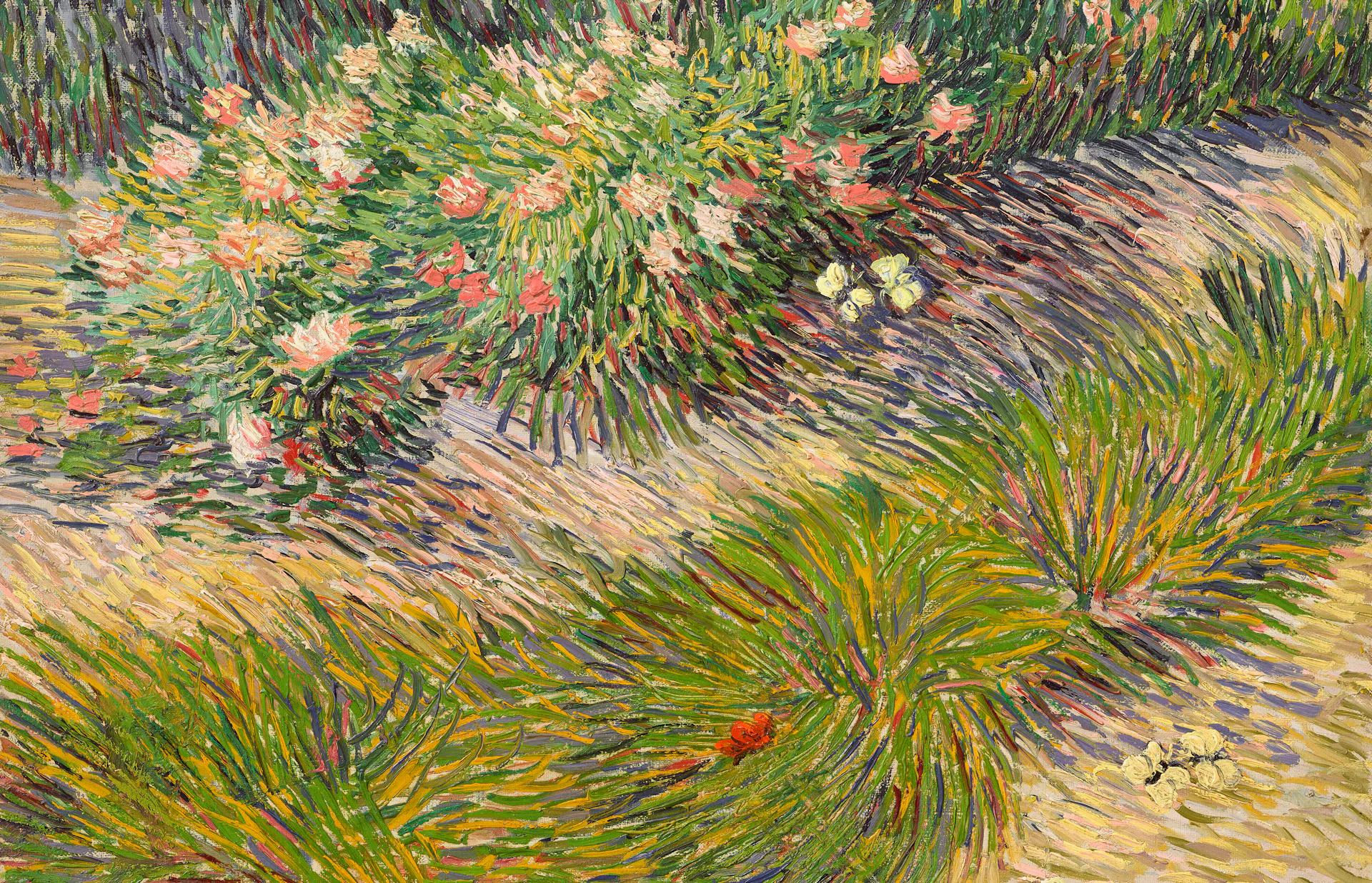 Vincent Van Gogh, Coin de jardin avec papillons_© Christie’s Images Limited