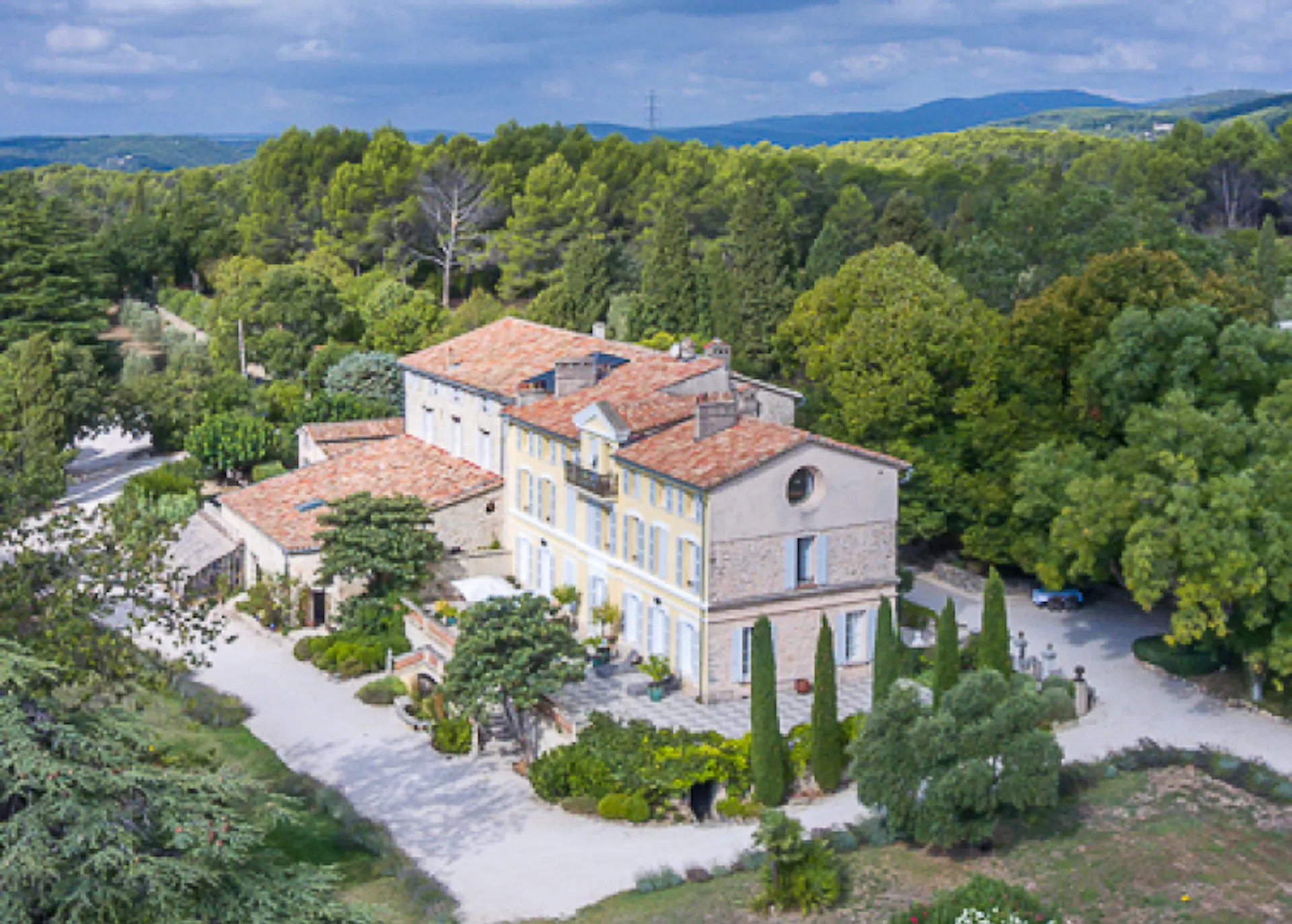 Photo d'une villa.