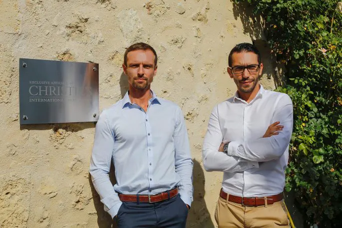 Maxwell-Baynes Bordeaux real estate agents Jean-Paul Bonheme and Nicolas Macon