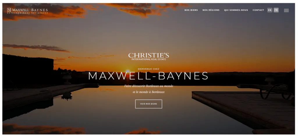 Maxwell-Baynes HomePage after the redesign
