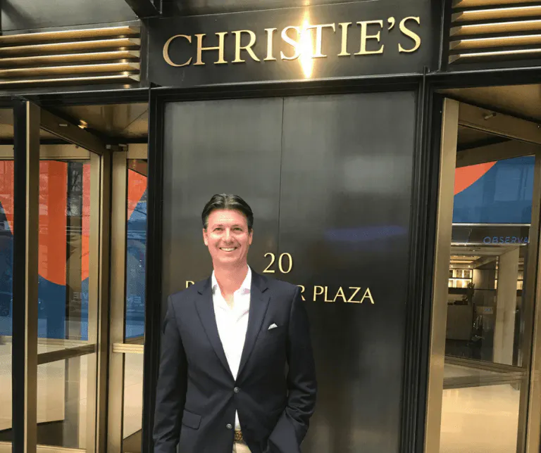 Michael Baynes from Maxwell-Baynes visits Christie's International Real Estate in New York