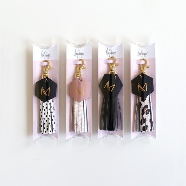 May Designs Tassel Keychains May Designs