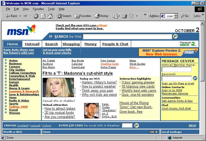 old MSN