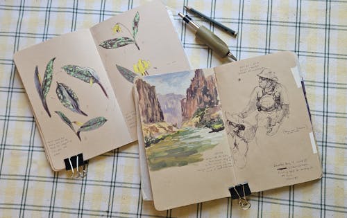 Artist Sketchbooks,
March Gathering at the Gallery