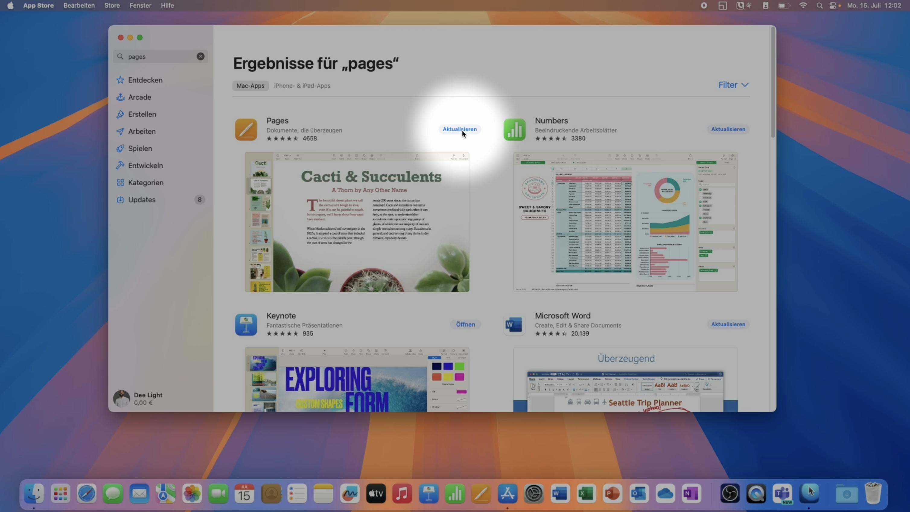 Pages Grundlagen Vorbereitung