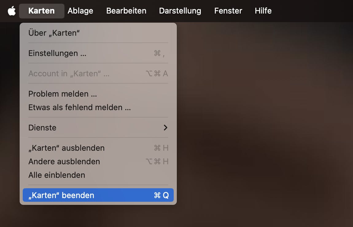 Mac Programme beenden Tastenkombination und Shortcuts