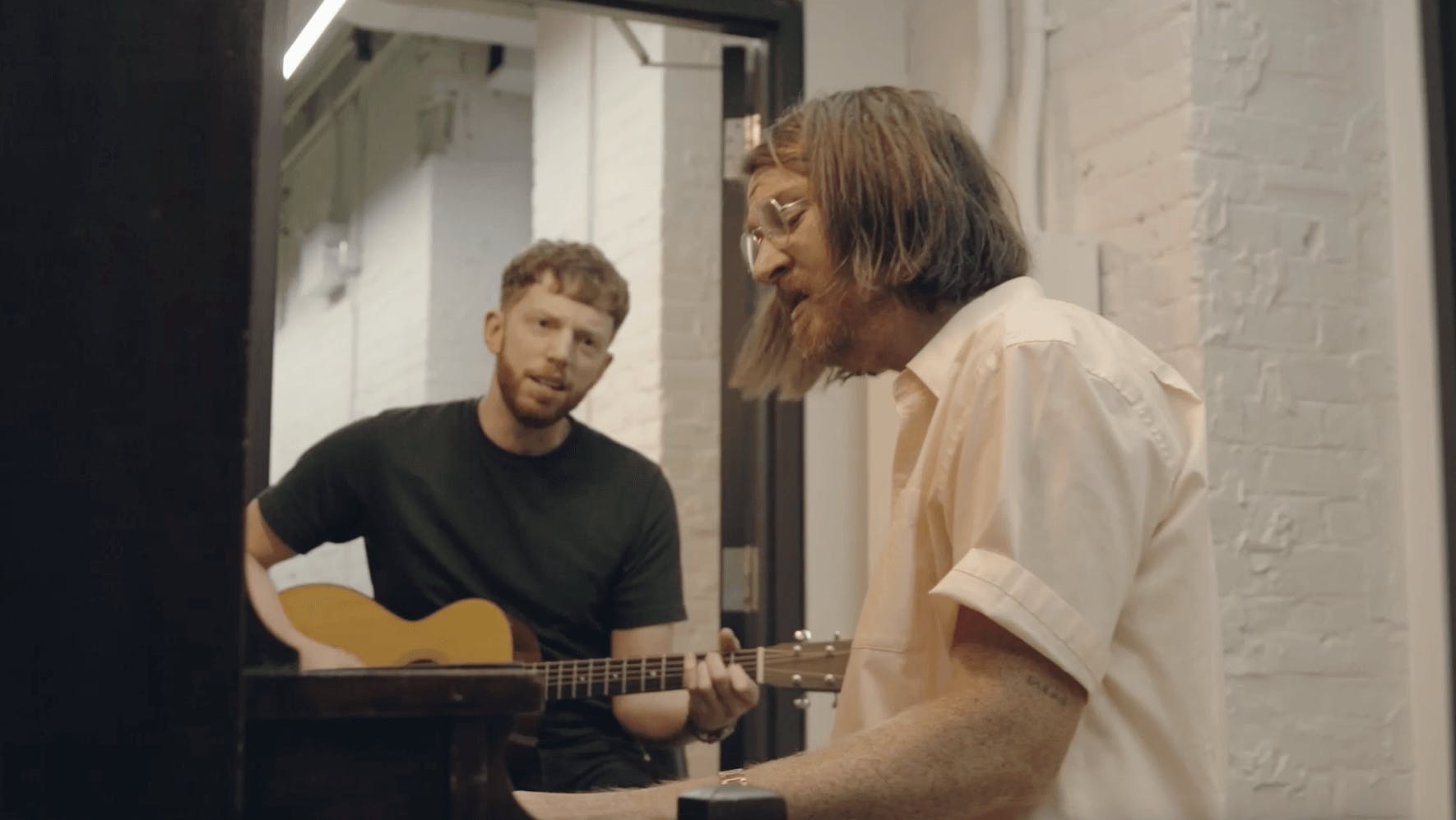 Guys playing country music
