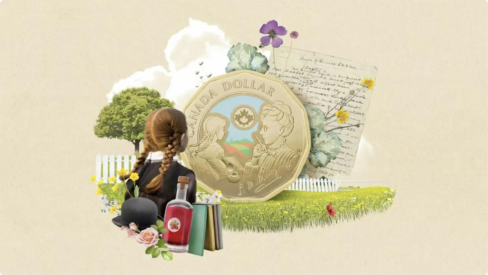 Anne of Green Gables coin collage