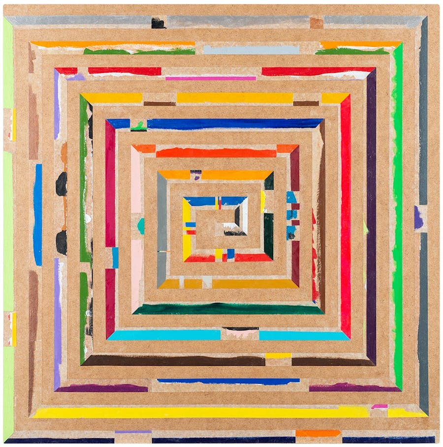 Abstract geometric artwork painting Mcilix