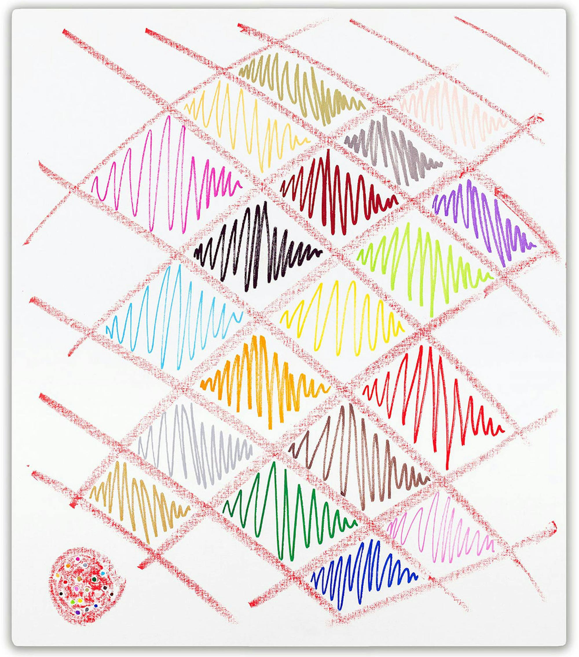 Abstract geometric artwork painting Mcilix