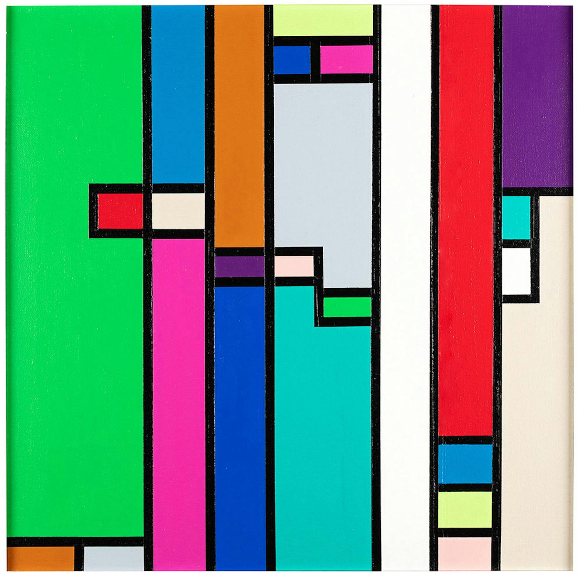 Abstract geometric artwork painting Mcilix