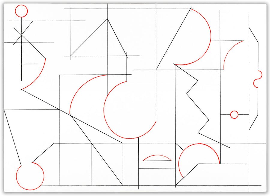 Abstract geometric artwork painting Mcilix