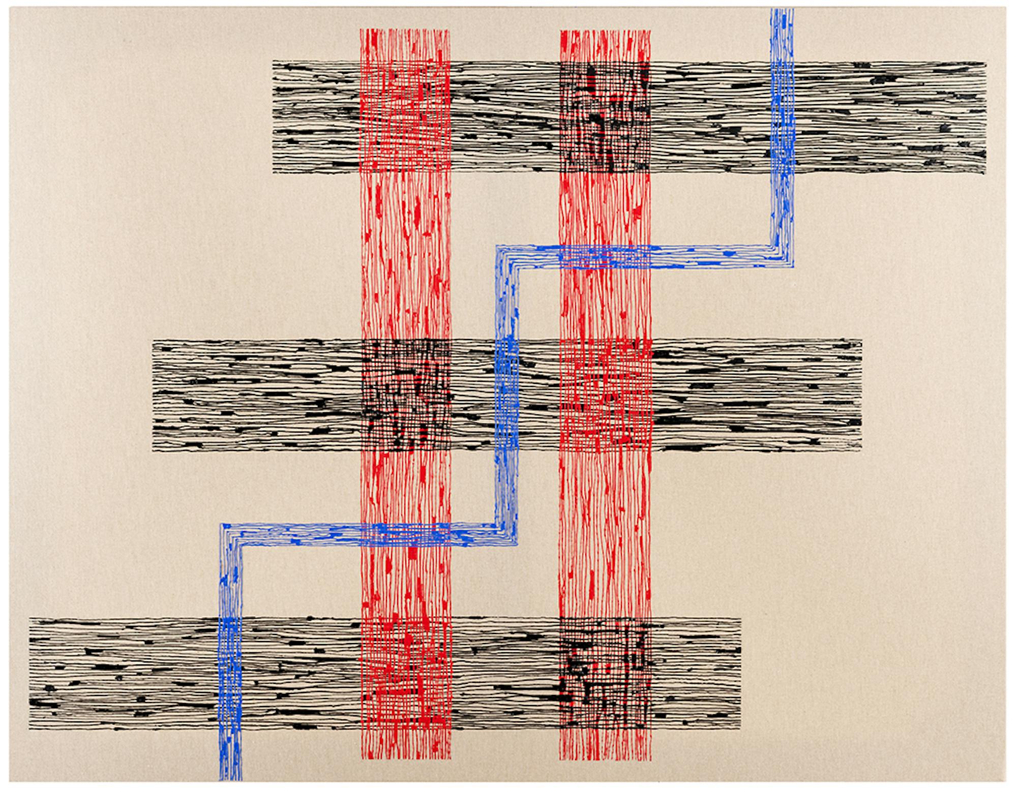 Abstract geometric artwork painting Mcilix