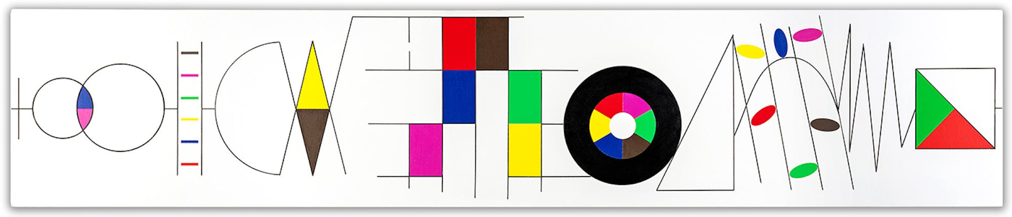 Abstract geometric artwork painting Mcilix