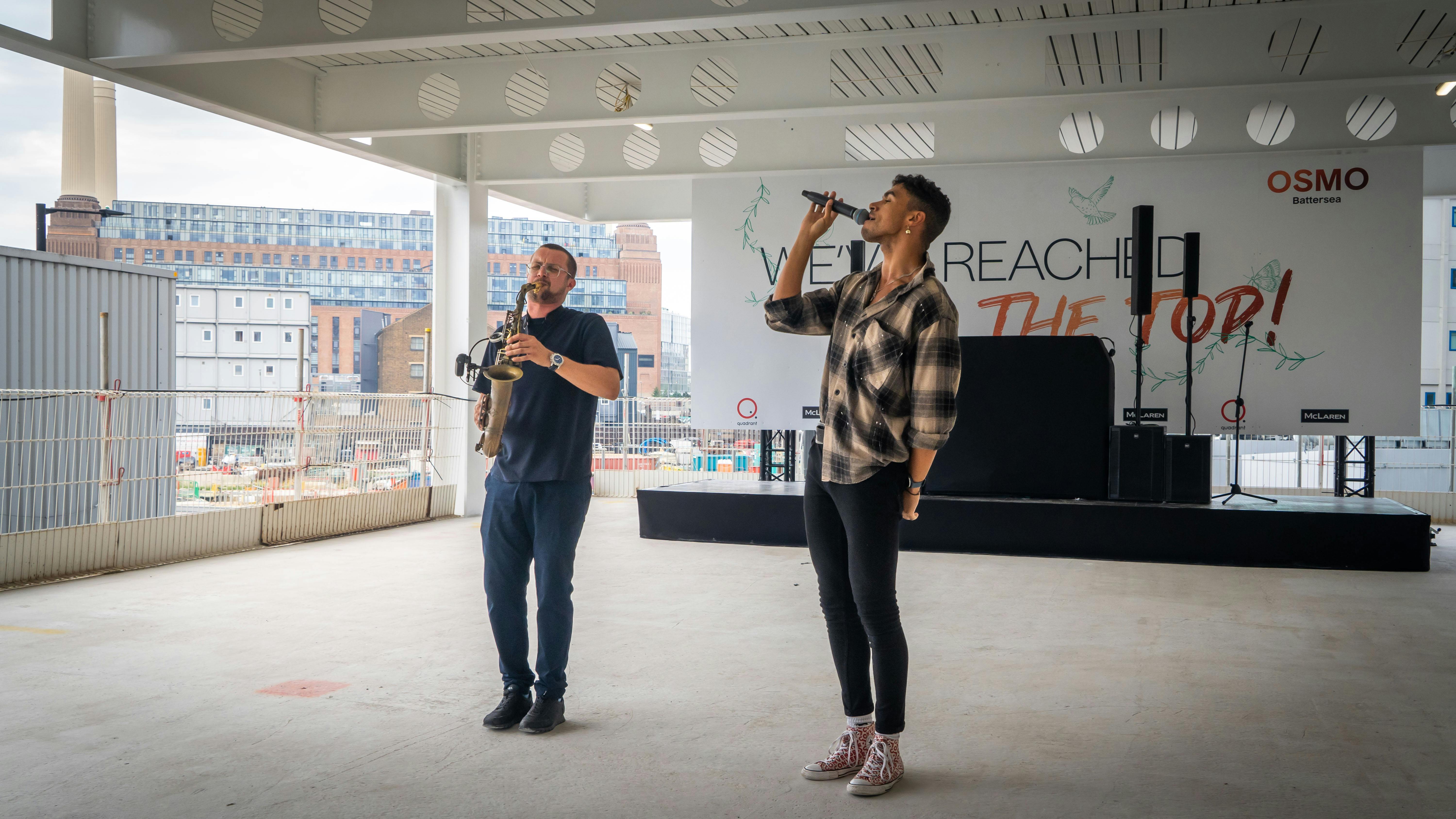 Reaching the top at OSMO, Battersea blog image