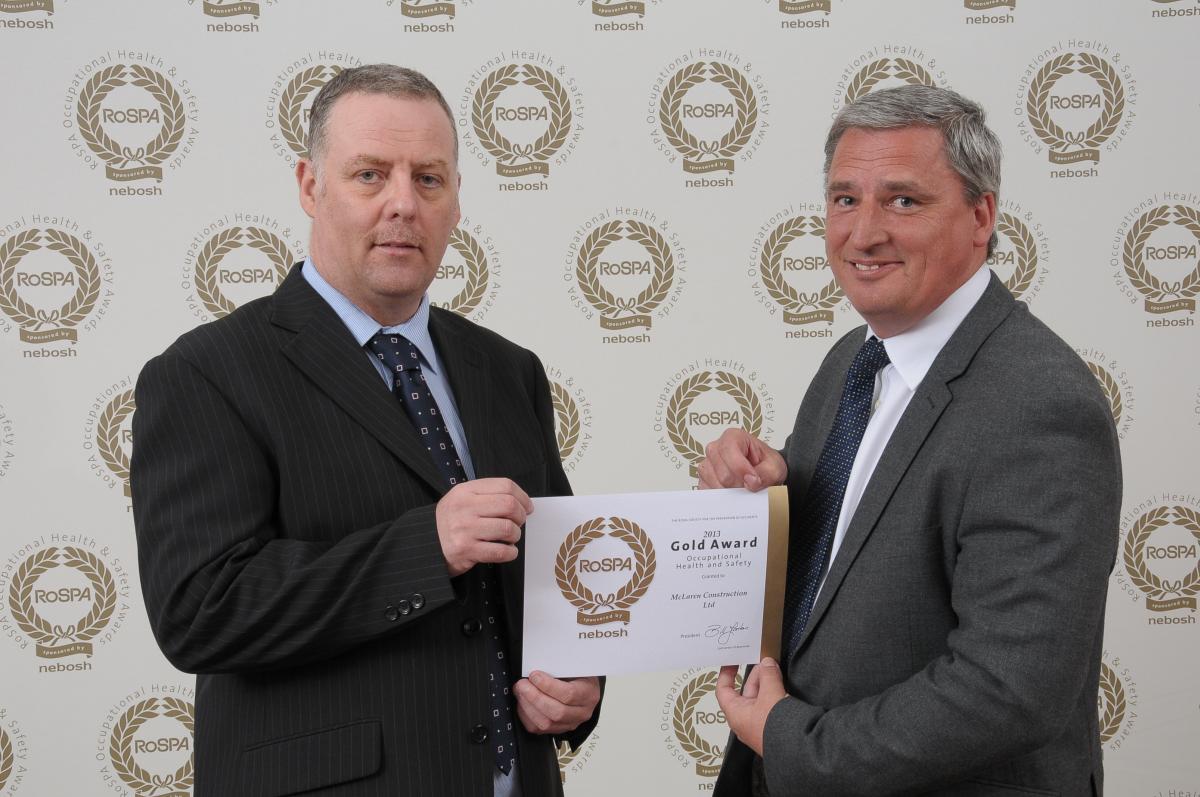 Success for McLaren at RoSPA Awards 2013