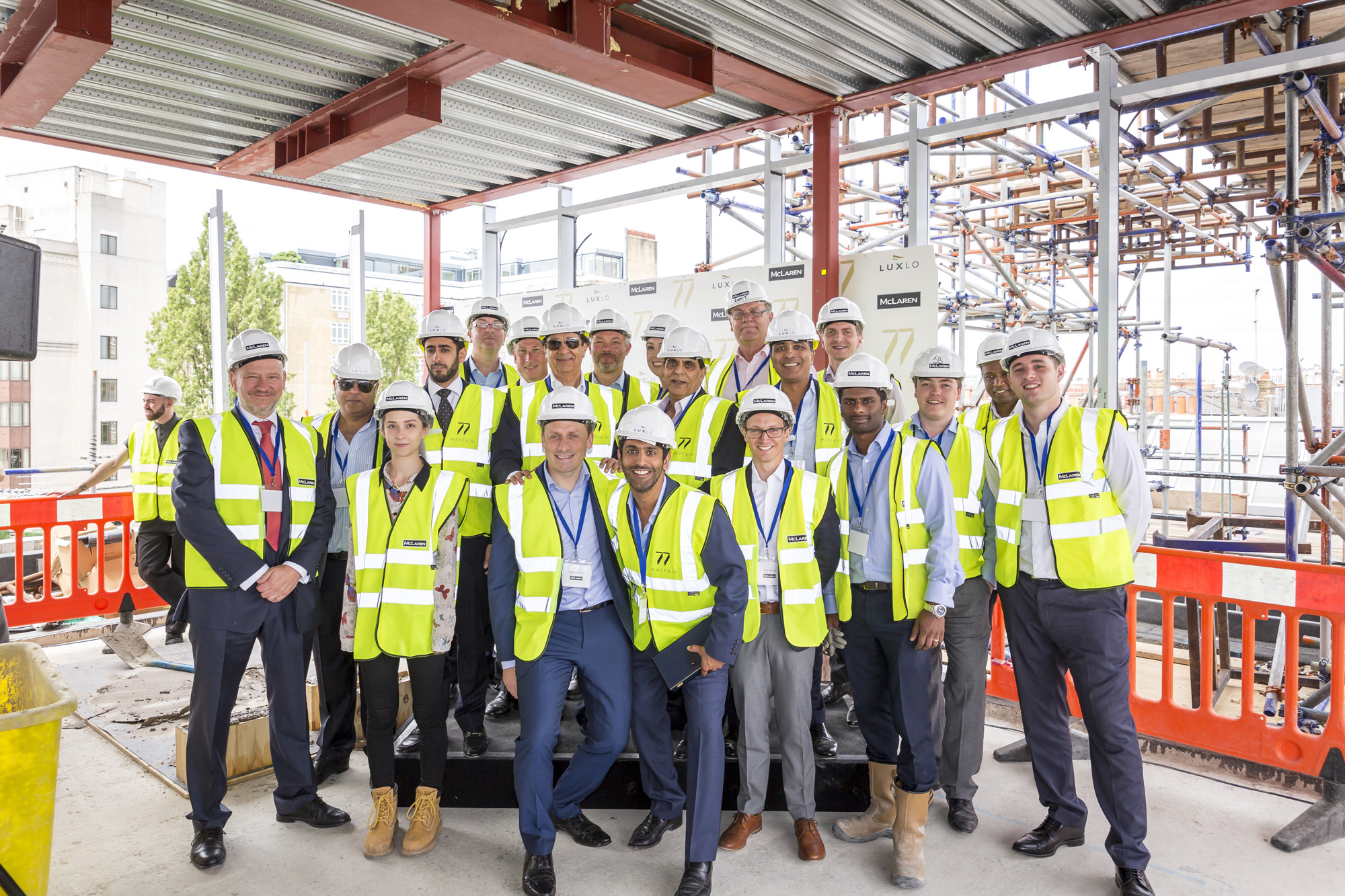 McLaren Construction 77 Mayfair Development Celebration