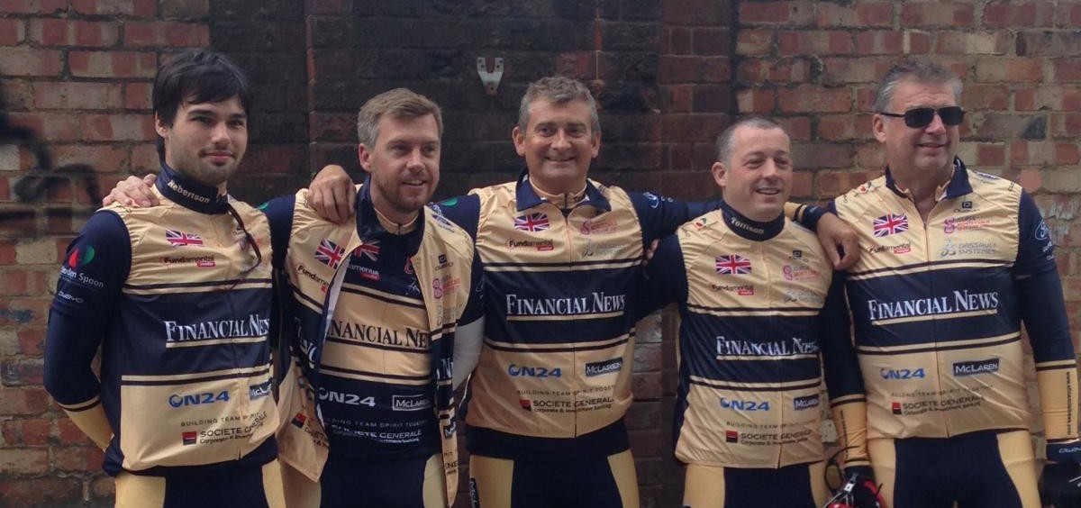 Co-Founders of C.O.C.C in Charity Bike Ride