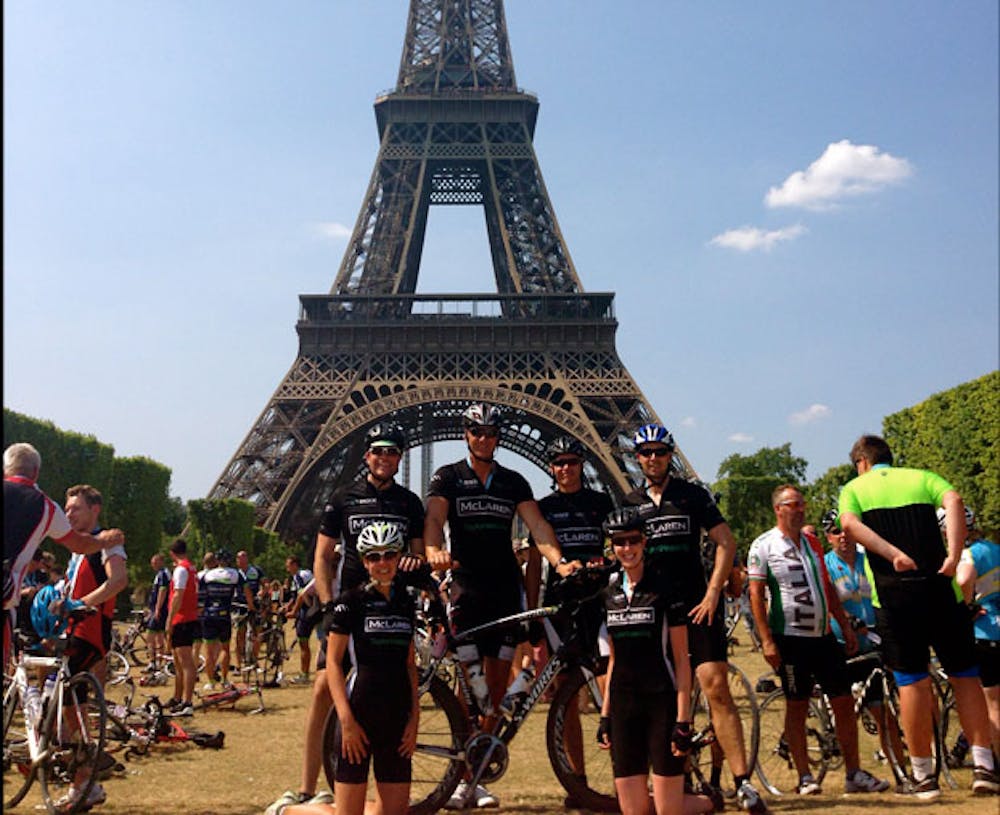 McLaren Property Cycle from London to Paris in four days