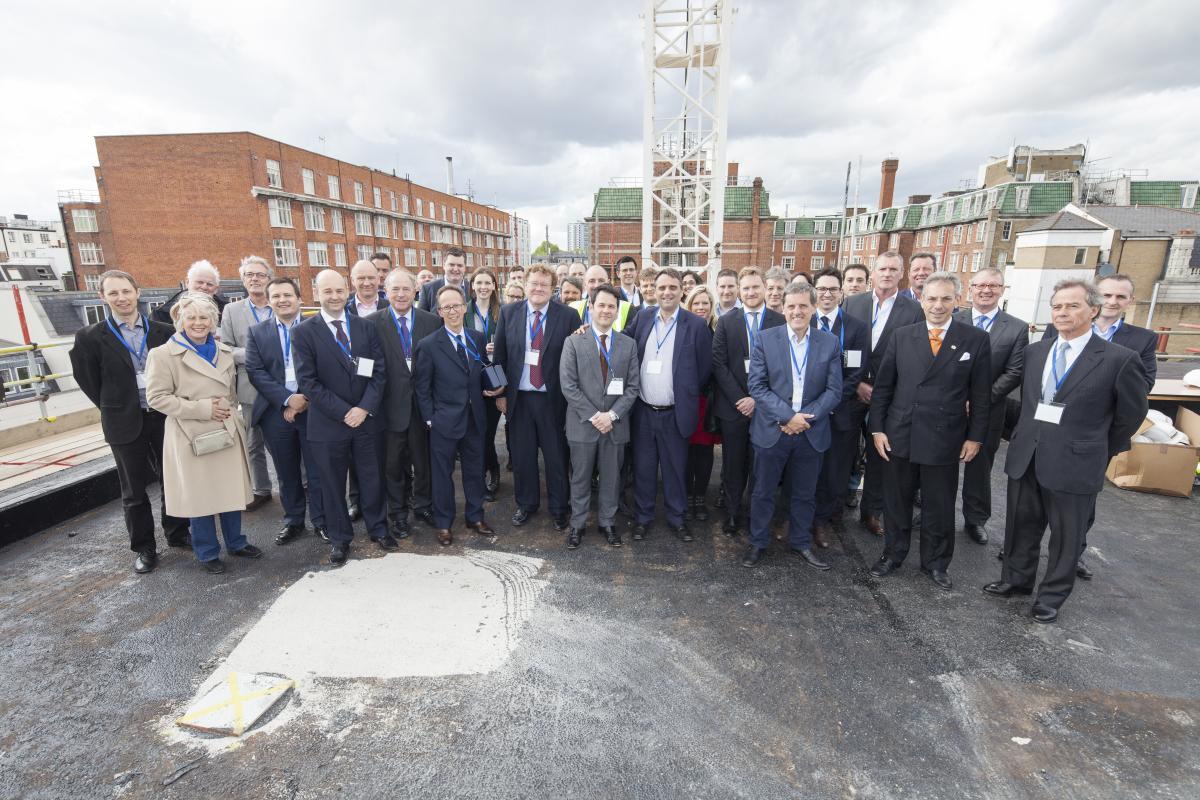 McLaren Celebrates Another Topping Out Ceremony for Derwent London