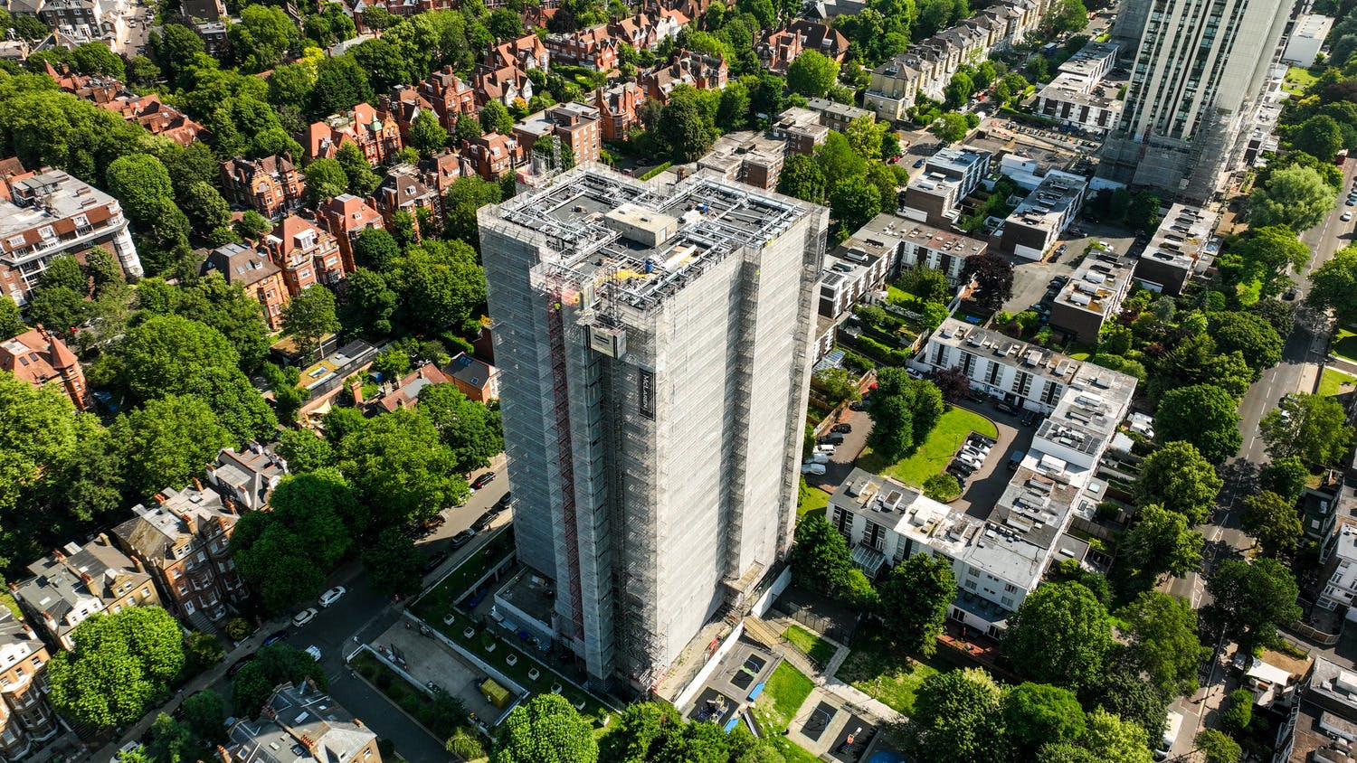 McLaren is recladding four high-rises in the Chalcots Estate, north-west London (LCM – Lunar-C media / McLaren)