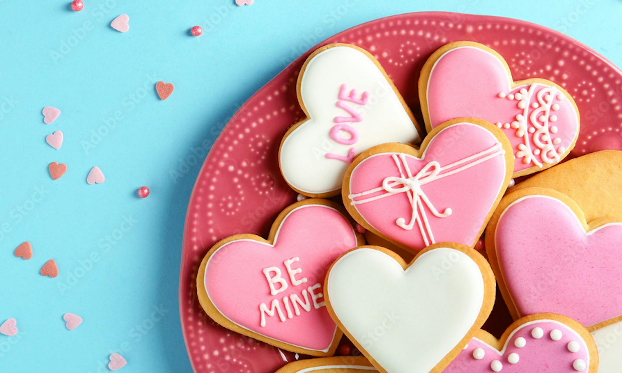 Heart-Shaped Iced Biscuits