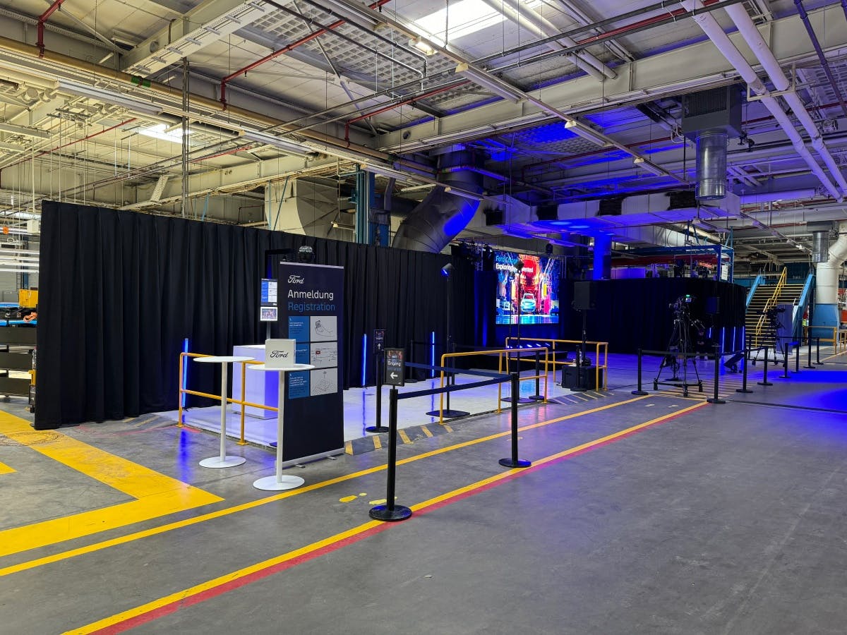 Ford Event Exhibition Booth in Cologne 2024 built by MDL Expo
