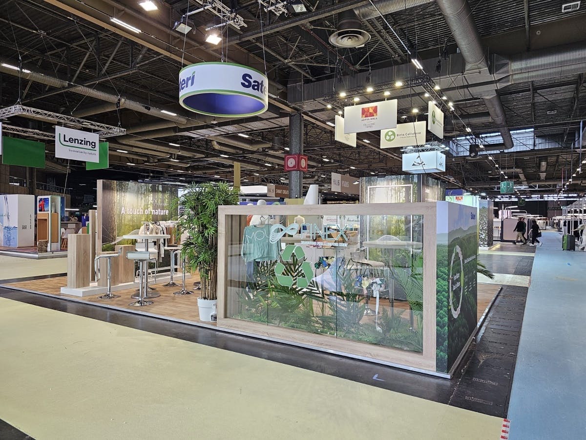 Sateri exhibition booth on the PV Show in Paris 2024