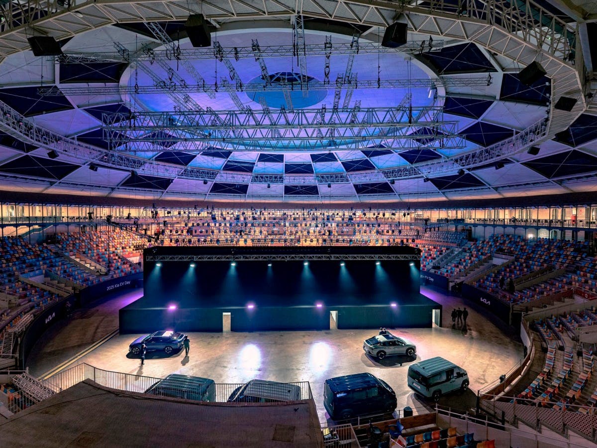 MDL expo Eventbau für KIA EV Day in Tarragona 2025.