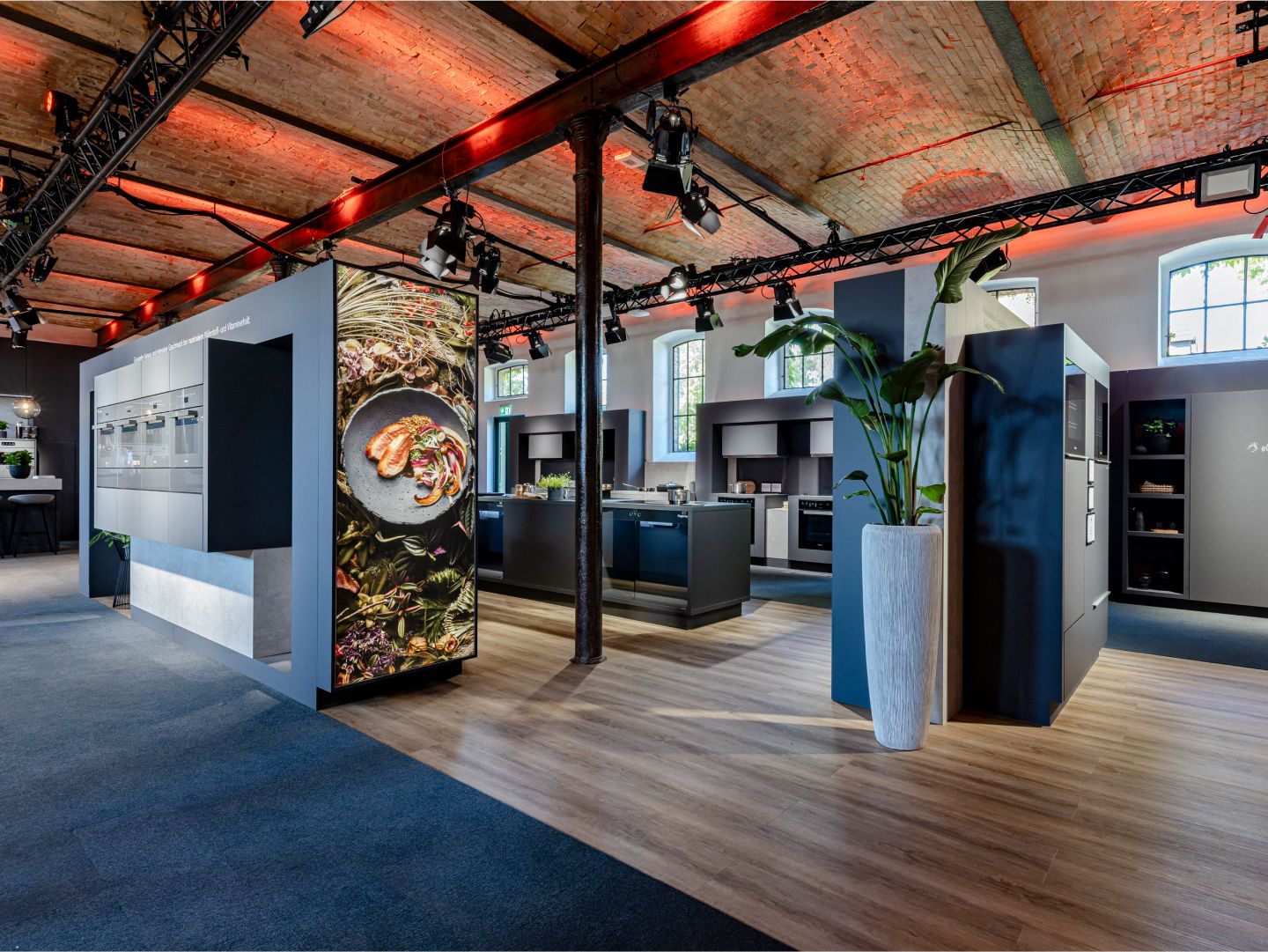 Messestand von Miele auf der MOW Küchenmeile 2023