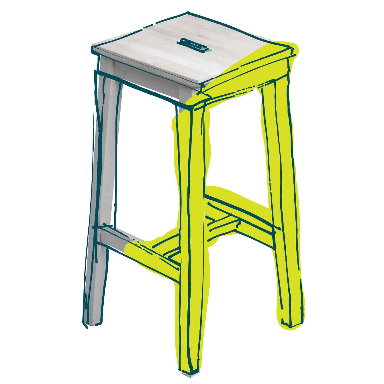 Stool illustration
