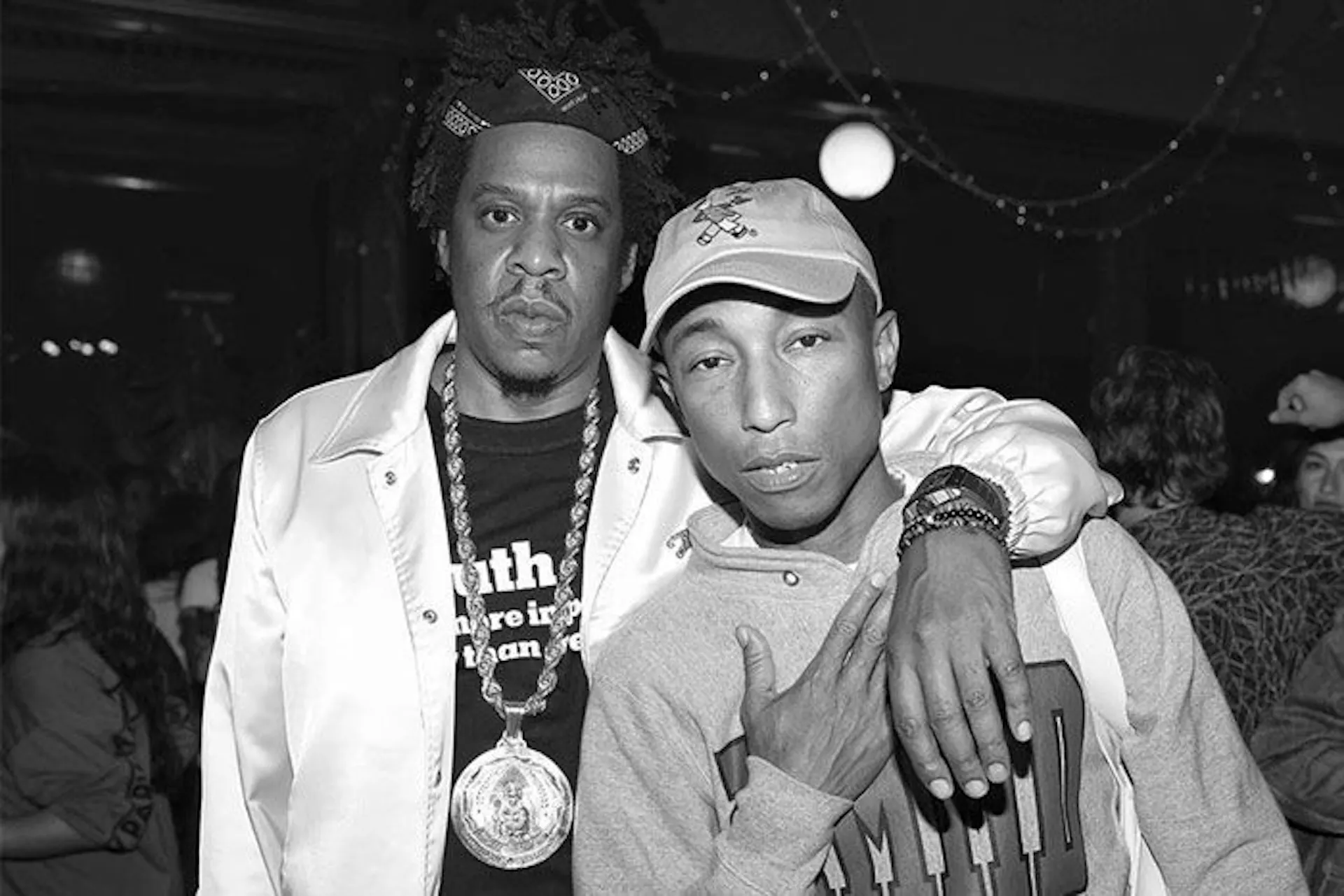 Pharrell Williams with Jay Z