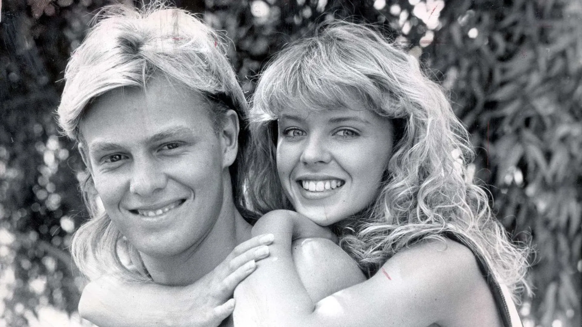Kylie Minogue with Jason Donovan in Neighbours