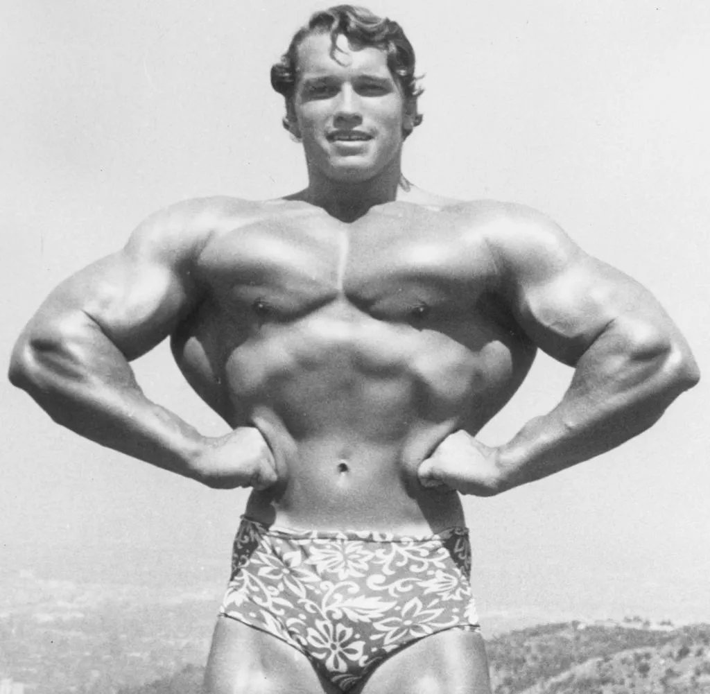 Arnold Schwarzenegger - winner of seven Mr Olympia titles before Hollywood called.