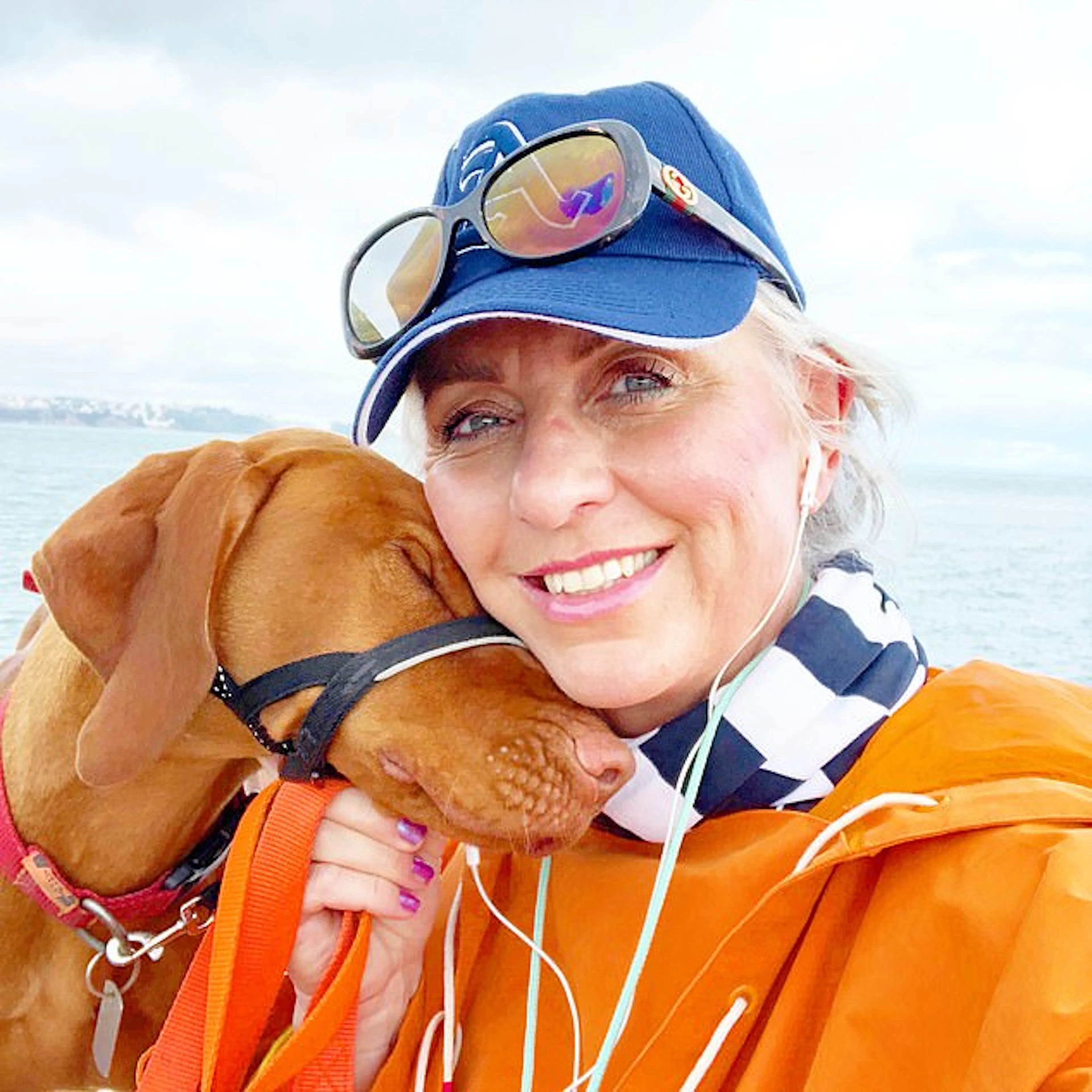 Gail McNeill with dog