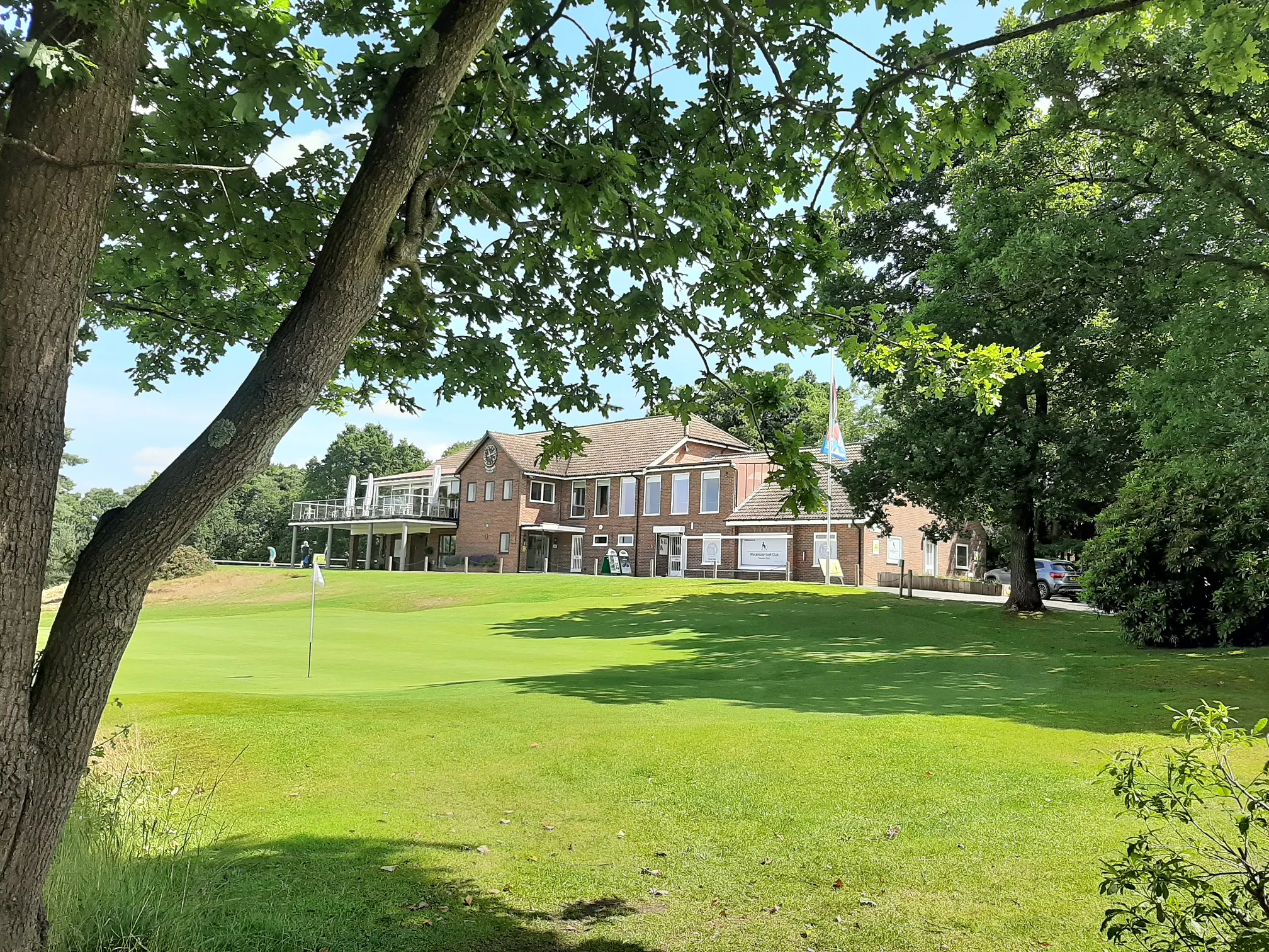 The Blackmoor golf course clubhouse