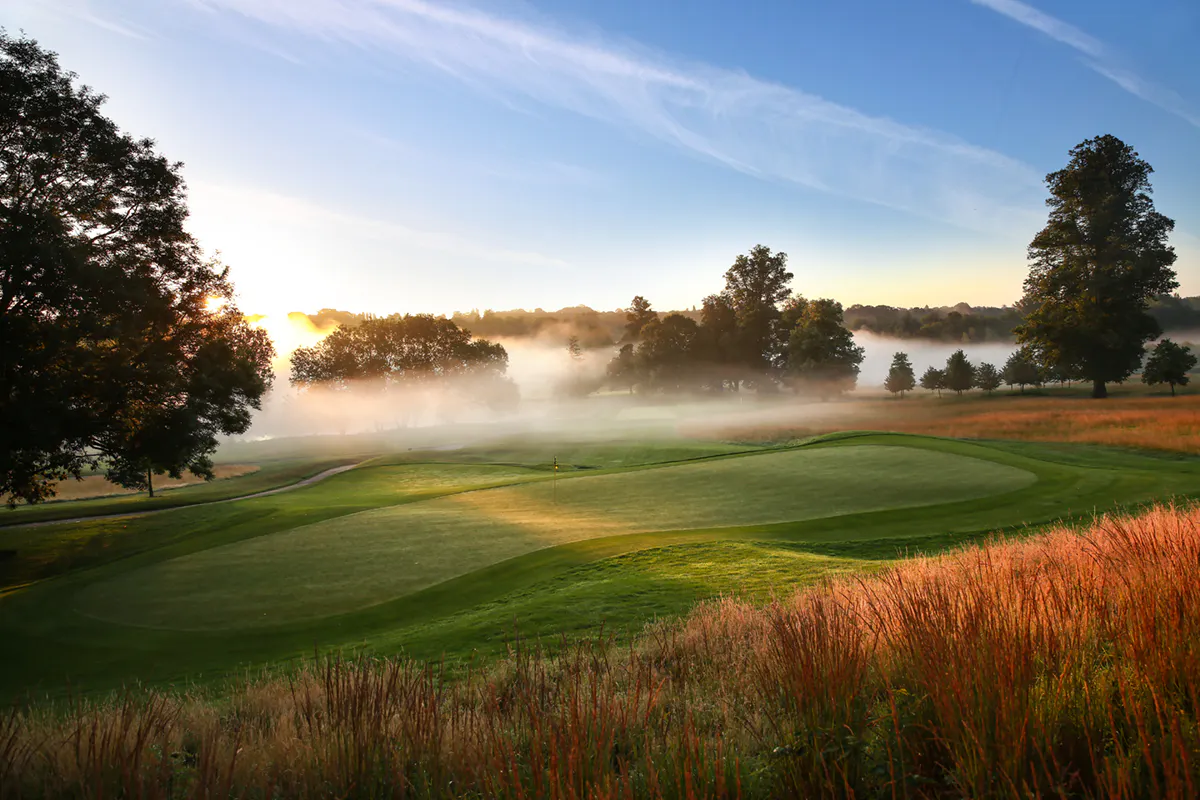 The 7th hole at the Grove