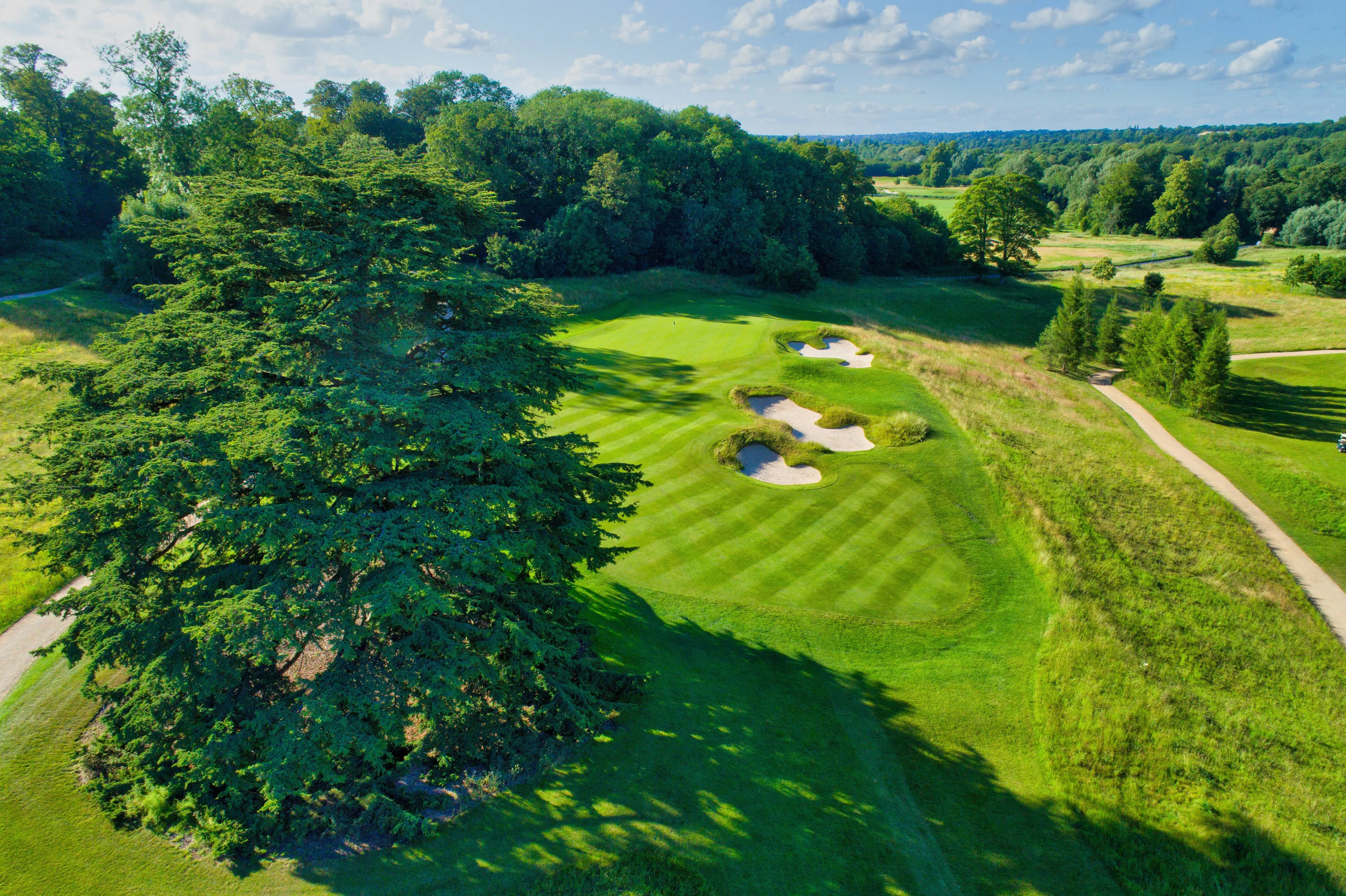 The 16th hole at the Grove