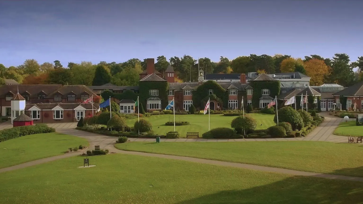 The manor house at The Belfry