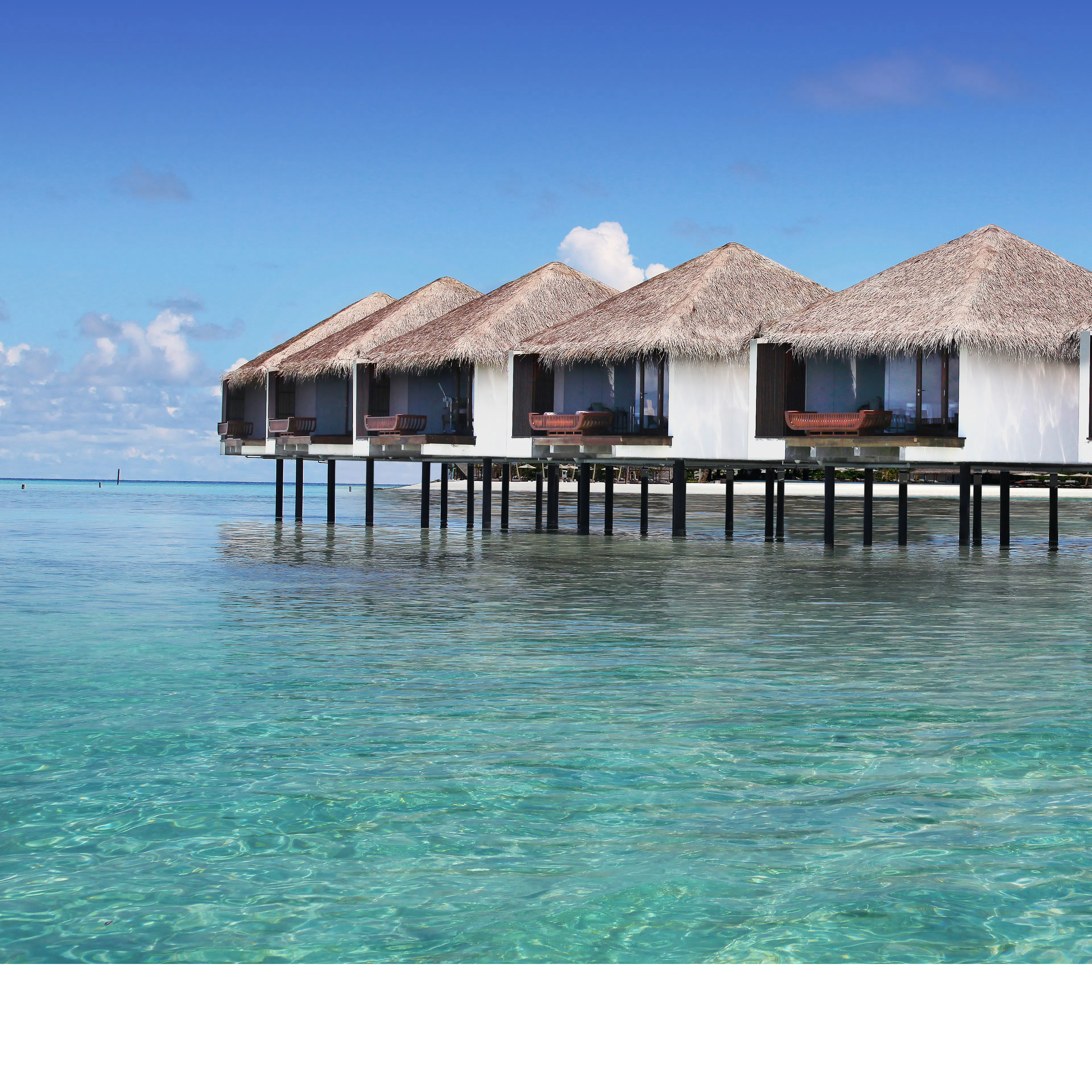 The Residence Maldives accommodation over water