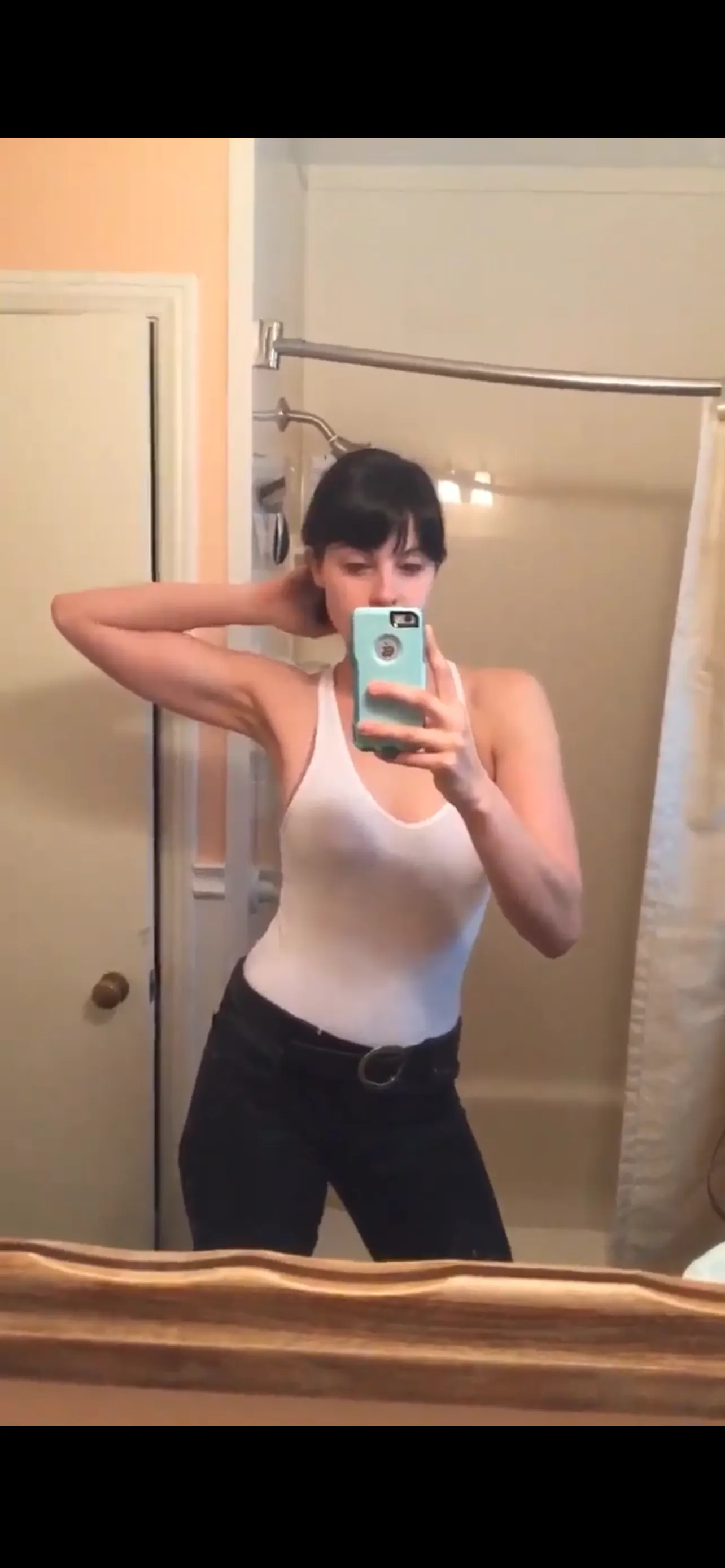 A selfie during my first year of going to the gym.