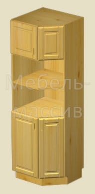 Шкаф усеченный 62 с нишей в центре