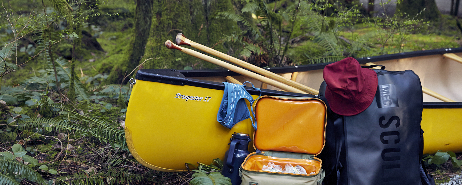 Canoe on sale camping gear