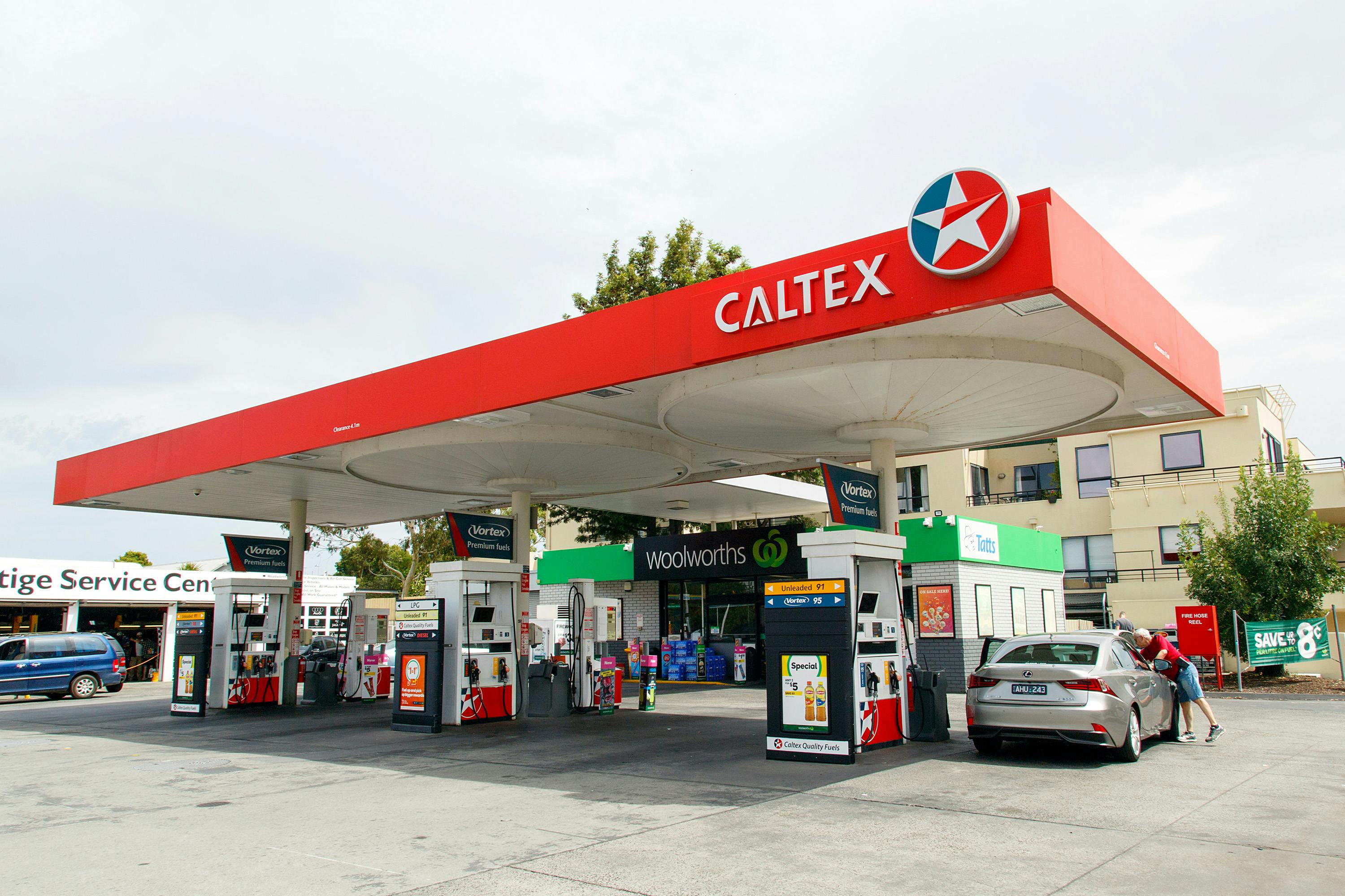 A caltex branded service station
