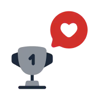 Ein Pokal mit einem Herz, welches die besondere Wertschätzung symbolisiert